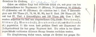 "Vierzig Monate Westfront", 1934 erschienen - oben die handschriftliche Notiz von Heinrich Voß: "15. Oktober 1915"